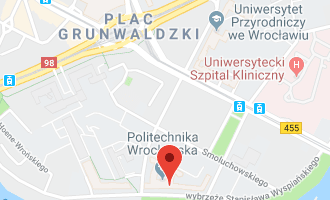 Google map with University location